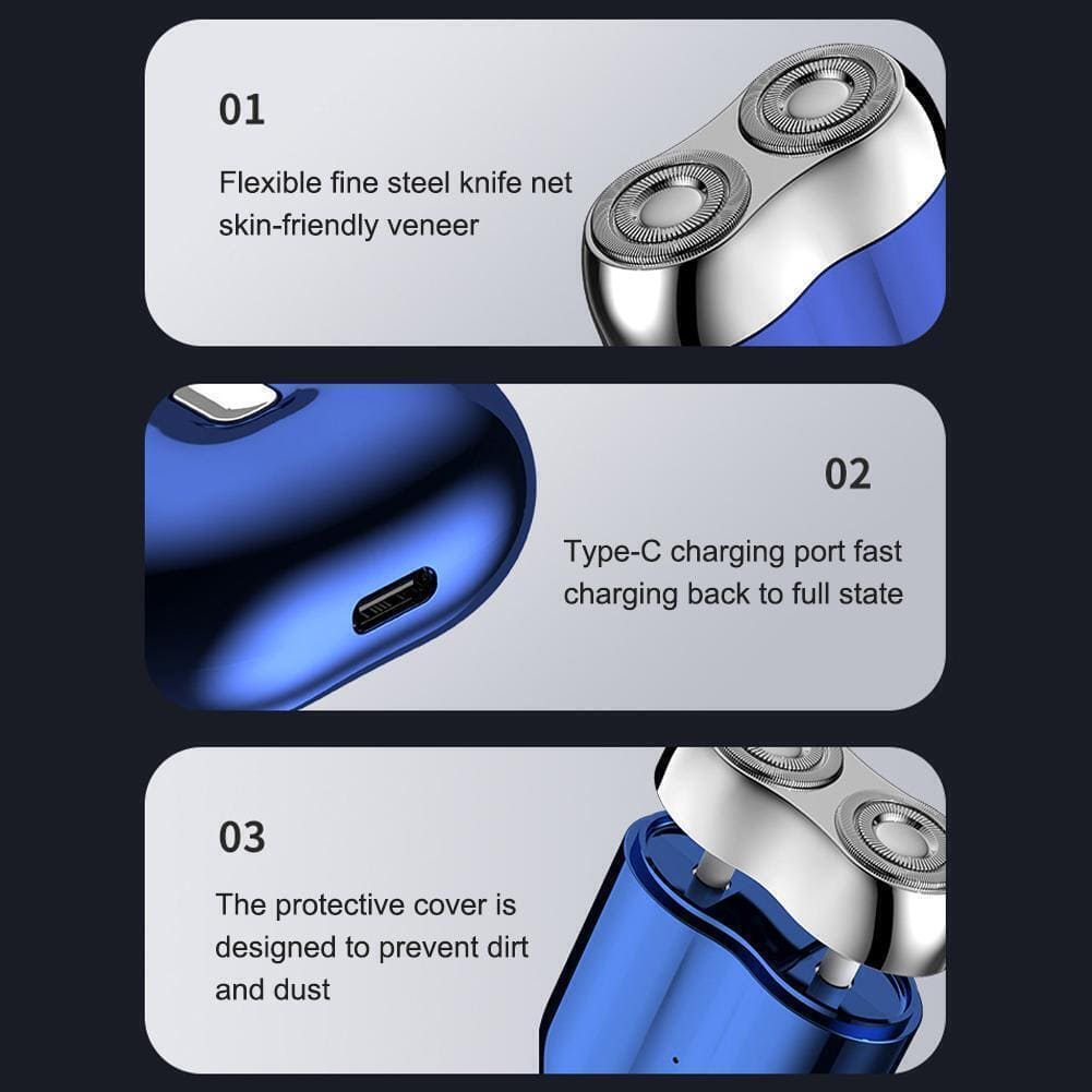 U Electric Shaver, Double Head Electric Shaver, Mini Beard Shaver, Pocket Beard Trimmer, Rechargeable Small Cannon Shaver, Portable Mini Beard Trimmer, Washable Shaver For Men Razor, Magnetic Suction Shaver, Portable IPX7 Head Double Charge Trimmer U Electric Shaver, Double Head Electric Shaver, Mini Beard Shaver, Pocket Beard Trimmer, Rechargeable Small Cannon Shaver, Portable Mini Beard Trimmer, Washable Shaver For Men Razor, Magnetic Suction Shaver, Portable IPX7 Head Double Charge Trimmer